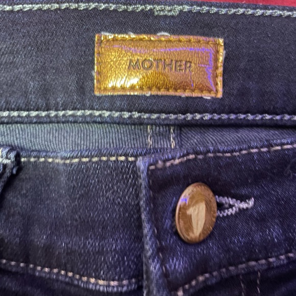 Mother “The Rascal” Mid Rise Straight Leg Jean in “Coffee, Tea or Me? Wash” - Picture 5 of 7